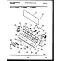White-Westinghouse LA500MXW2 console and control parts diagram