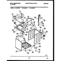 White-Westinghouse LA400MXW2 cabinet parts diagram