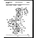 White-Westinghouse LA400MXW2 tub detail diagram