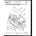 White-Westinghouse LA400MXW2 console and control parts diagram