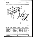 White-Westinghouse GF720NW7 backguard diagram