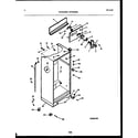 White-Westinghouse RTG216NLD1 cabinet parts diagram