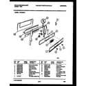 White-Westinghouse GF750NW6 backguard diagram