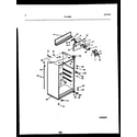 White-Westinghouse RT143SLW0 cabinet parts diagram
