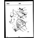 White-Westinghouse GF690RXW1 burner, manifold and gas control diagram