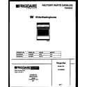 White-Westinghouse GF420RXD1 cover page diagram