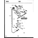 White-Westinghouse GF420RXD1 burner, manifold and gas control diagram