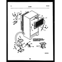 White-Westinghouse DG350RXD1 blower and drive parts diagram