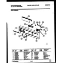 White-Westinghouse SU880RXR1 console and control parts diagram