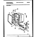 White-Westinghouse SU880RXR1 tub and frame parts diagram