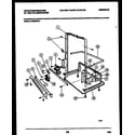 White-Westinghouse SU880RXR1 power dry and motor parts diagram