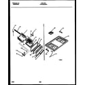 White-Westinghouse GF610RXD1 cooktop and broiler drawer parts diagram