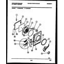 White-Westinghouse DE500KDW6 door parts diagram
