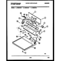 White-Westinghouse DE800KDH5 console and control parts diagram