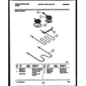 White-Westinghouse KF400GDW7 broiler parts diagram