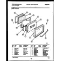 White-Westinghouse KF450GDD9 door parts diagram