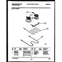 White-Westinghouse KF450GDD9 broiler parts diagram