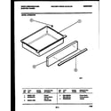 White-Westinghouse KF450GDD9 drawer parts diagram