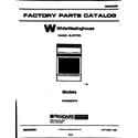 White-Westinghouse KF440GDD6 cover diagram