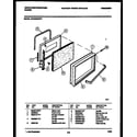White-Westinghouse KF440GDD6 door parts diagram