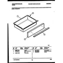 White-Westinghouse KF440GDD6 drawer parts diagram