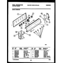 White-Westinghouse KF300GDW6 control panel diagram