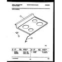 White-Westinghouse KF300GDW6 cooktop parts diagram