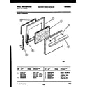 White-Westinghouse KF300GDW6 door parts diagram