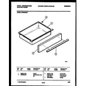 White-Westinghouse KF300GDW6 drawer parts diagram