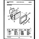 White-Westinghouse KF320JDH5 door parts diagram