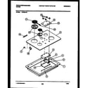 White-Westinghouse KP532LW2 LUSTERLOY cooktop parts diagram
