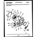 White-Westinghouse DE150KDD5 door parts diagram