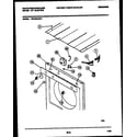 White-Westinghouse DE150KDD5 console and control parts diagram