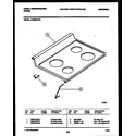 White-Westinghouse KF520GDH7 cooktop parts diagram