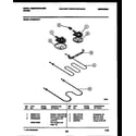 White-Westinghouse KF520GDH7 broiler parts diagram