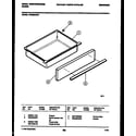 White-Westinghouse KF520GDH7 drawer parts diagram