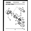 White-Westinghouse DE400ADD1 motor and blower parts diagram
