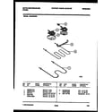 White-Westinghouse KF404GDW6 broiler parts diagram