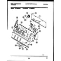 White-Westinghouse LA700AXD1 console and control parts diagram