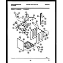 White-Westinghouse LA640AXD1 cabinet parts diagram