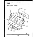 White-Westinghouse LA640AXD1 console and control parts diagram