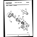 White-Westinghouse DE650KDW6 blower and drive parts diagram