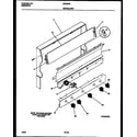 White-Westinghouse GF420RXW2 backguard diagram