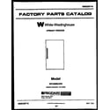White-Westinghouse WFU09M2AW0 null diagram