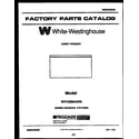 White-Westinghouse WFC20M4AW0 null diagram
