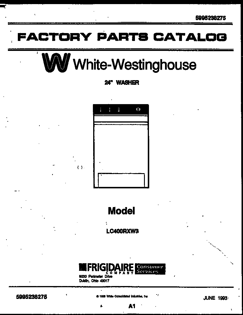 White-Westinghouse LC400RXD3 null diagram