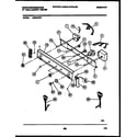 White-Westinghouse LG400AXD1 console and control parts diagram