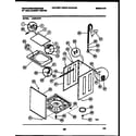 White-Westinghouse LG400AXD1 cabinet parts diagram
