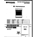 White-Westinghouse GF610RXW2 cover page diagram