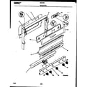 White-Westinghouse GF610RXW2 backguard diagram